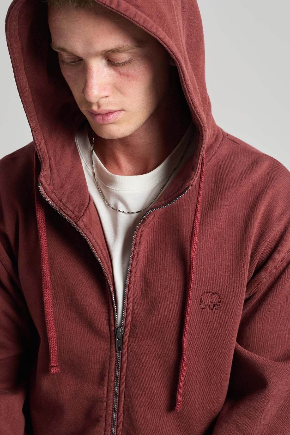 Trendsplant Trendsplant, Essential Zip  Hoodie, andorra brown, M