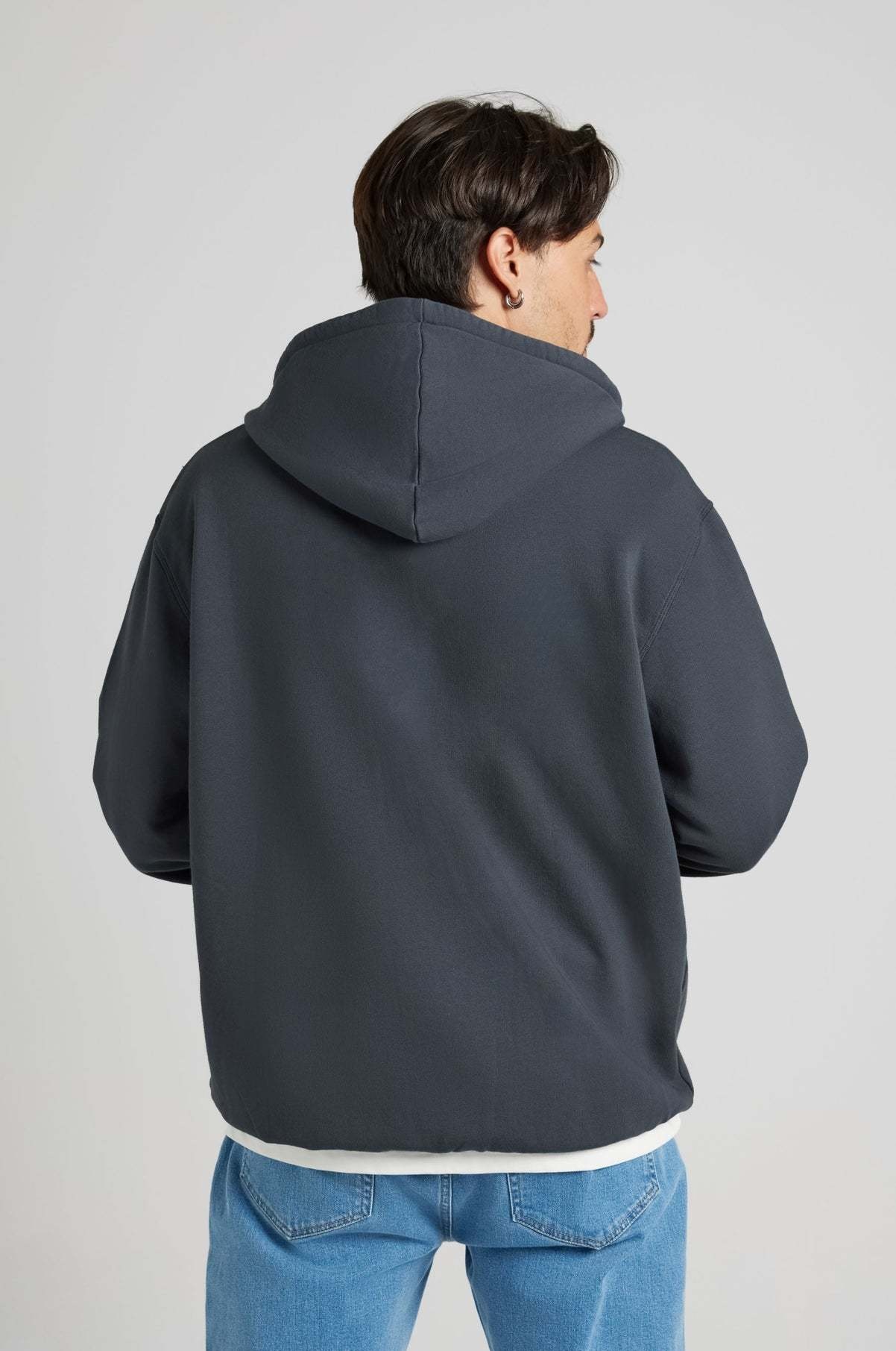 Trendsplant Trendsplant, Essential Zip  Hoodie, bitumen grey, XL