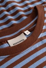 Dedicated Dedicated, Vadstena Stripes, cappuccino/cornflower, XS