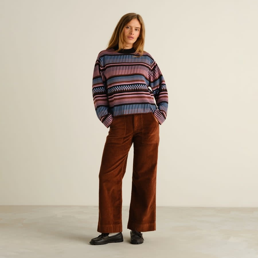 Dedicated Dedicated, Sweater Limhamn Stripe, multi color, S