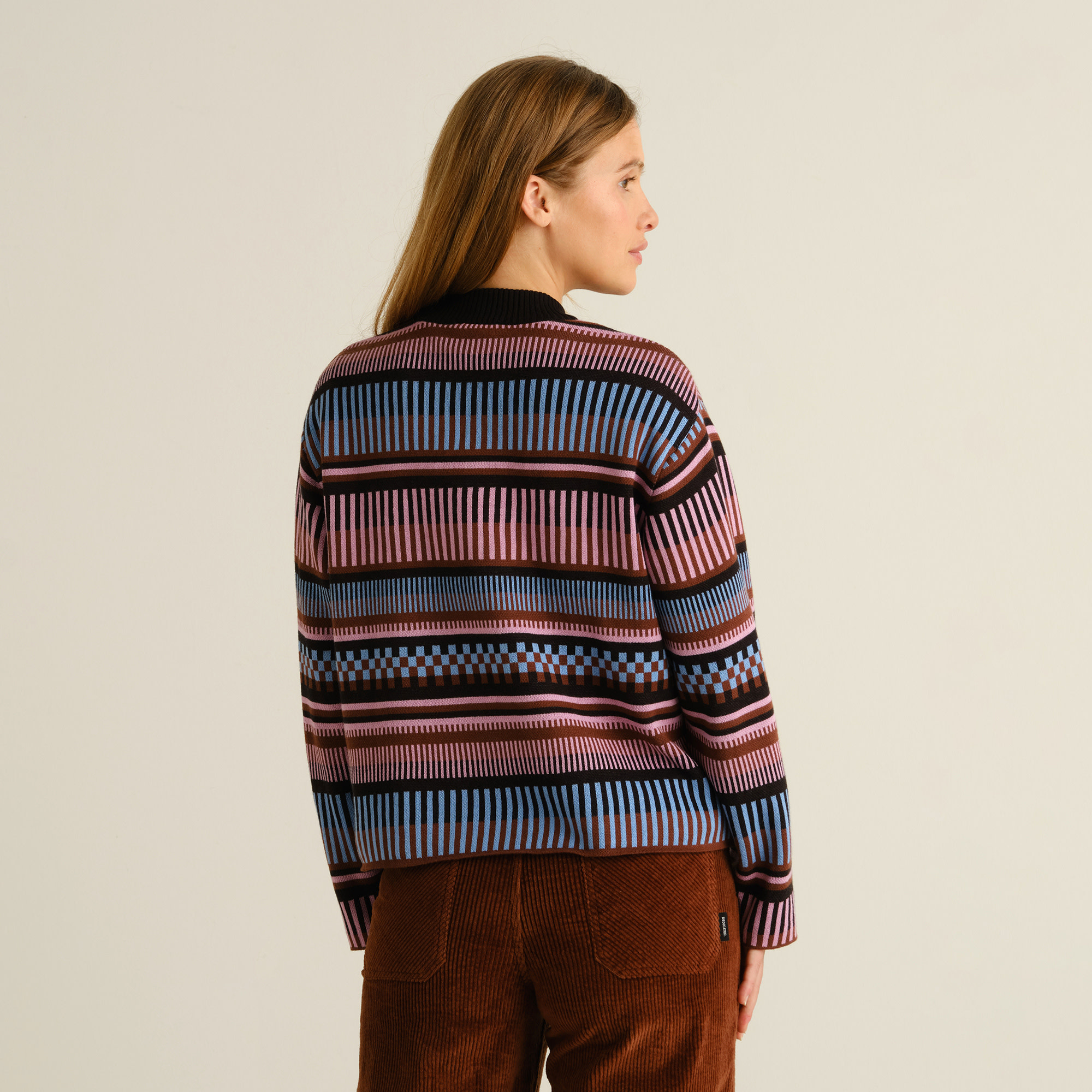 Dedicated Dedicated, Sweater Limhamn Stripe, multi color, S