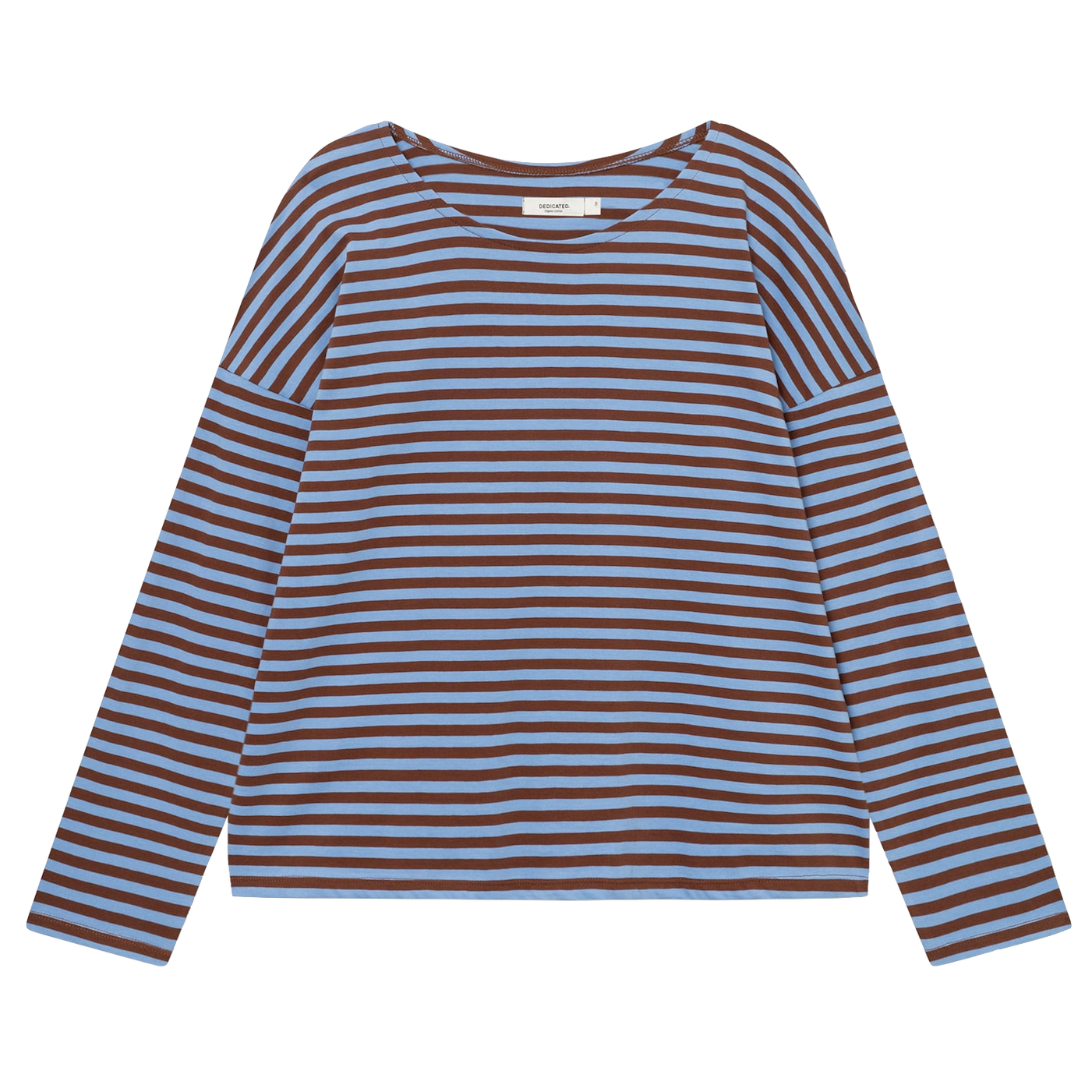 Dedicated Dedicated, Humledal Stripes, cappuccino/cornflower, XS