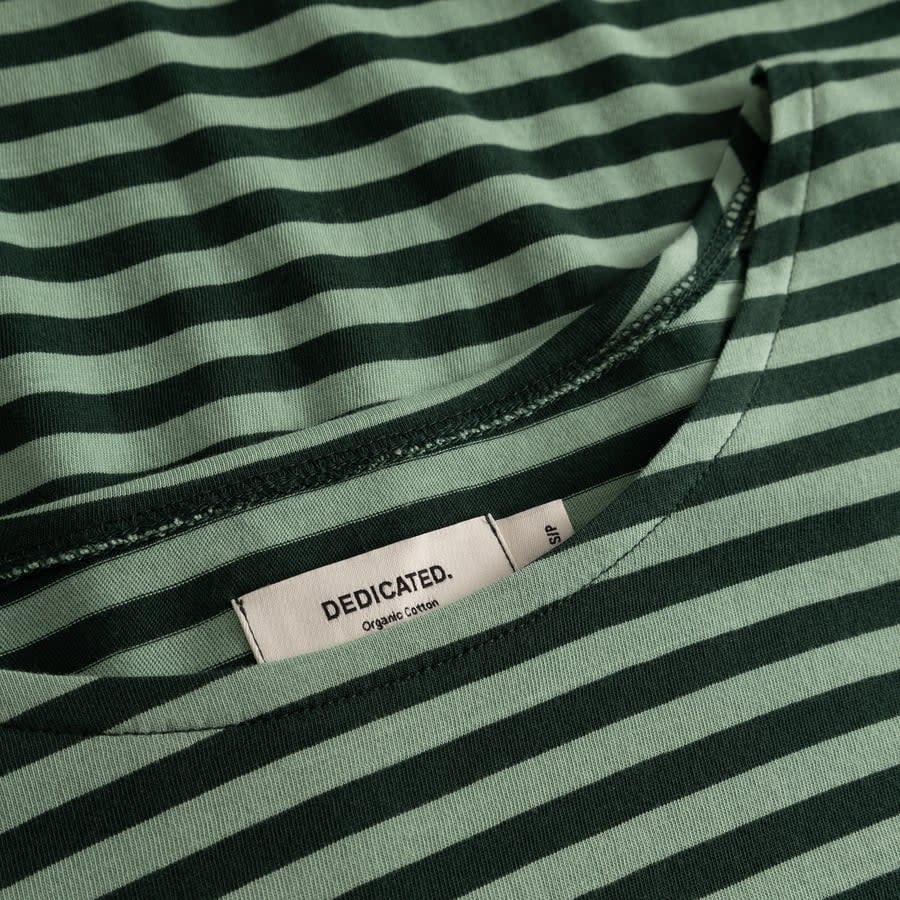 Dedicated Dedicated, Humledal Stripes, dark green/granite green, M