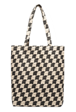 Dedicated Dedicated, Tote Bag Torekov Pepita Cats, off-white