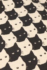 Dedicated Dedicated, Tote Bag Torekov Pepita Cats, off-white