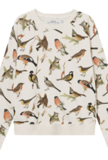 Dedicated Dedicated, Ystad Sweatshirt Autumn Birds, off white, M