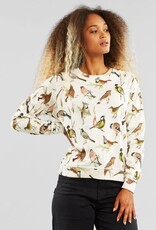 Dedicated Dedicated, Ystad Sweatshirt Autumn Birds, off white, M