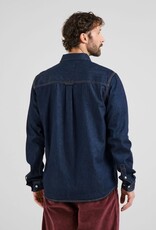 Dedicated Dedicated, Shirt Lunnevik Denim, dark blue, S