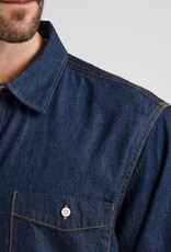 Dedicated Dedicated, Shirt Lunnevik Denim, dark blue, S