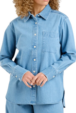 Dedicated Dedicated, Shirt Hult Denim, light blue, M