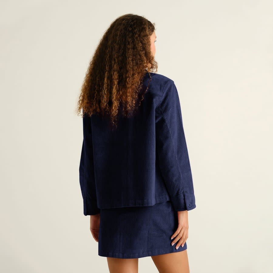Dedicated Dedicated, Skirt Majorna Corduroy, navy, XS