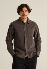 Dedicated Dedicated, Varberg Corduroy Shirt, rock grey, L