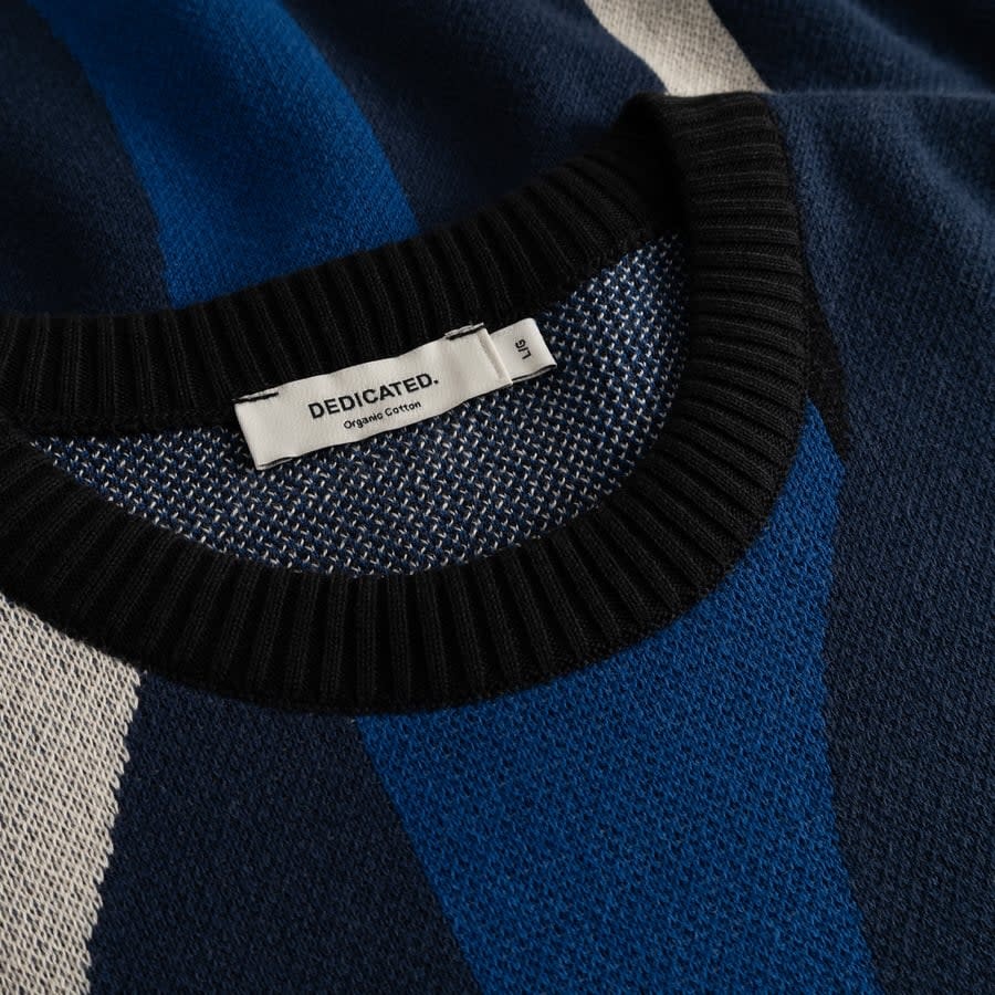 Dedicated Dedicated, Mora Wavy Stripe, blue, L