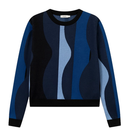 Dedicated Dedicated, Arendal Wavy Stripe, blue, L