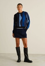 Dedicated Dedicated, Arendal Wavy Stripe, blue, M