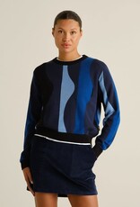 Dedicated Dedicated, Arendal Wavy Stripe, blue, XS