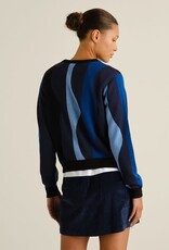 Dedicated Dedicated, Arendal Wavy Stripe, blue, XS