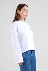 Dedicated Dedicated, Vreta LS T-Shirt, white, L