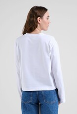 Dedicated Dedicated, Vreta LS T-Shirt, white, XS
