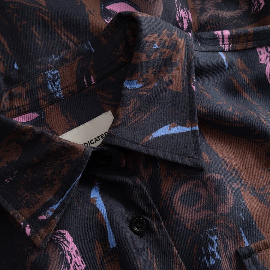 Dedicated Dedicated, Shirt Dress Kvilla Owls, multi color, S