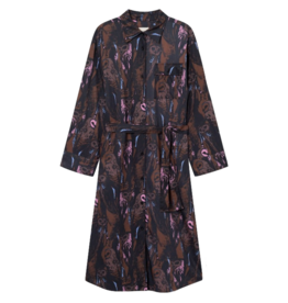 Dedicated Dedicated, Shirt Dress Kvilla Owls, multi color, XS