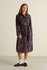 Dedicated Dedicated, Shirt Dress Kvilla Owls, multi color, XS