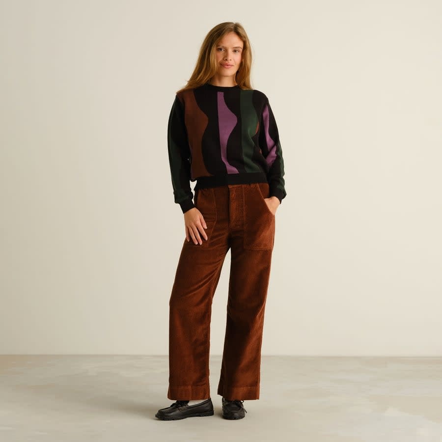 Dedicated Dedicated, Arendal Wavy Stripe, multi color, M