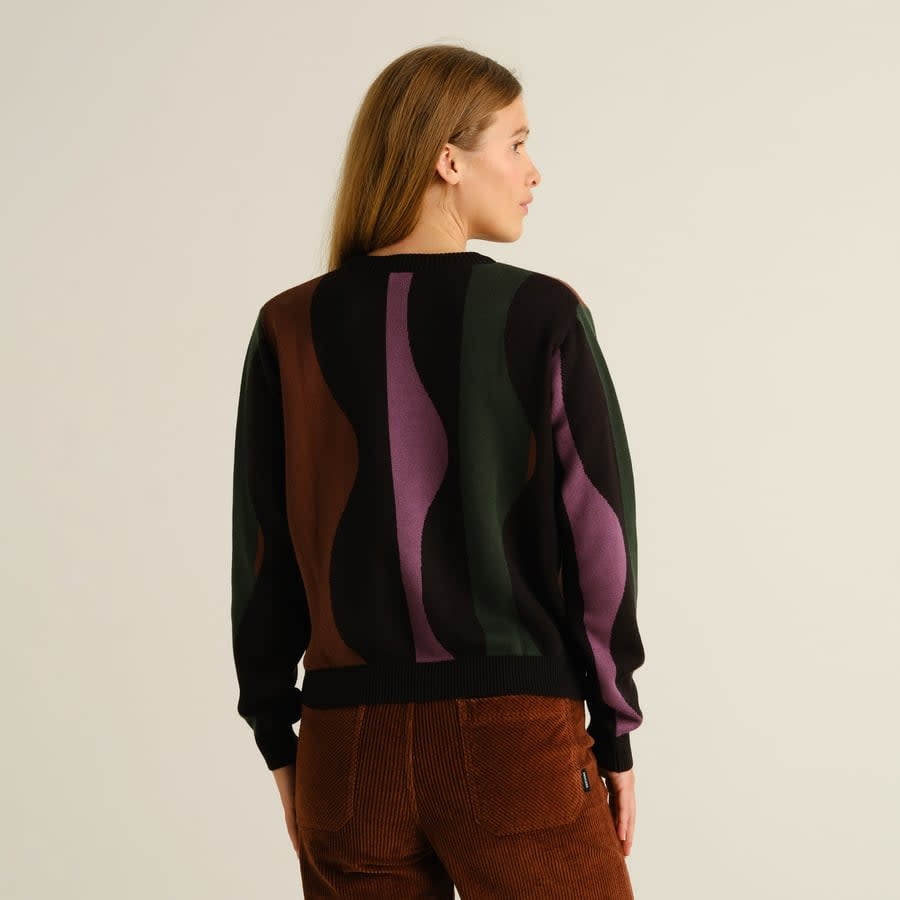 Dedicated Dedicated, Arendal Wavy Stripe, multi color, XS