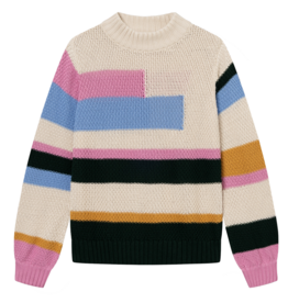 Dedicated Dedicated, Gotland Offset Stripe, multi color, M