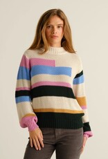 Dedicated Dedicated, Gotland Offset Stripe, multi color, M