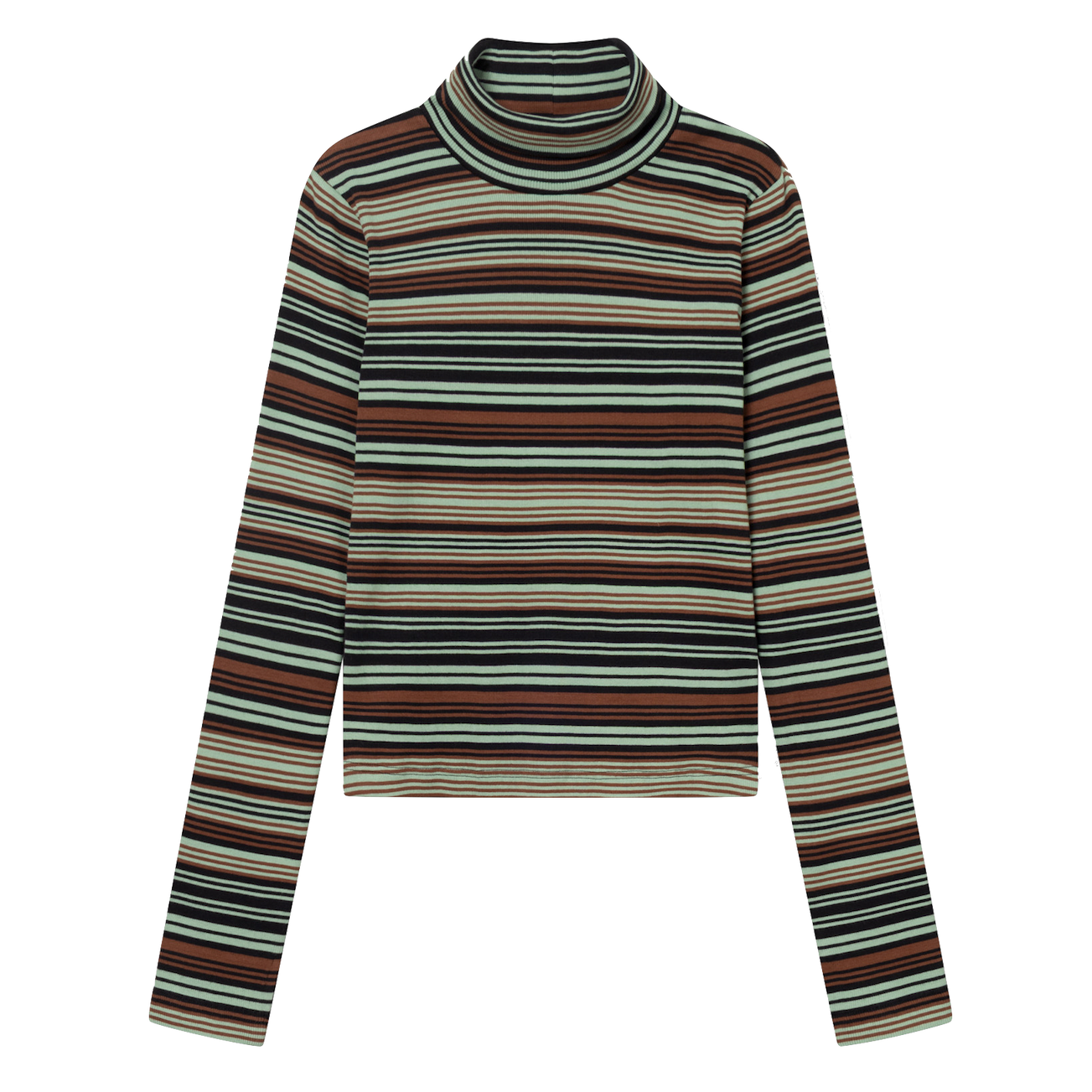 Dedicated Dedicated, Malma Irregular Stripe LS, green, L