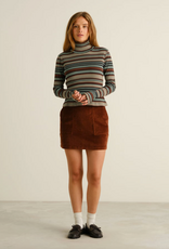 Dedicated Dedicated, Malma Irregular Stripe LS, green, XS