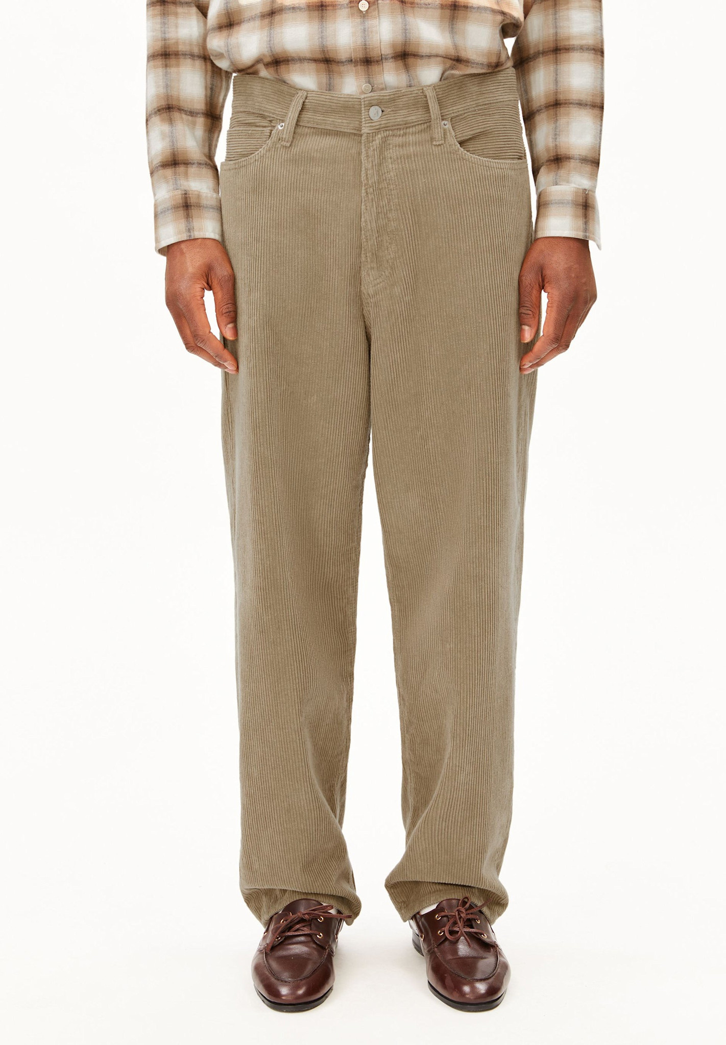 Armedangels Armedangels, Jaameo Baggy Corduroy Pant, light sage, 33/32