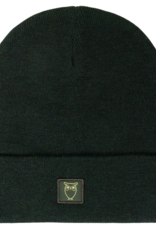 KnowledgeCotton Apparel KnowledgeCotton, Merino Double Layer Beanie, forest night