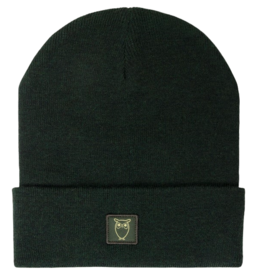 KnowledgeCotton Apparel KnowledgeCotton, Merino Double Layer Beanie, forest night