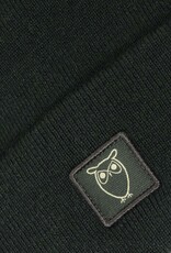 KnowledgeCotton Apparel KnowledgeCotton, Merino Double Layer Beanie, forest night