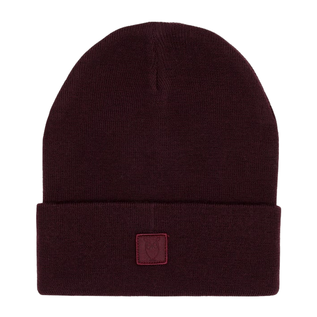 KnowledgeCotton Apparel KnowledgeCotton, Merino Double Layer Beanie, fig
