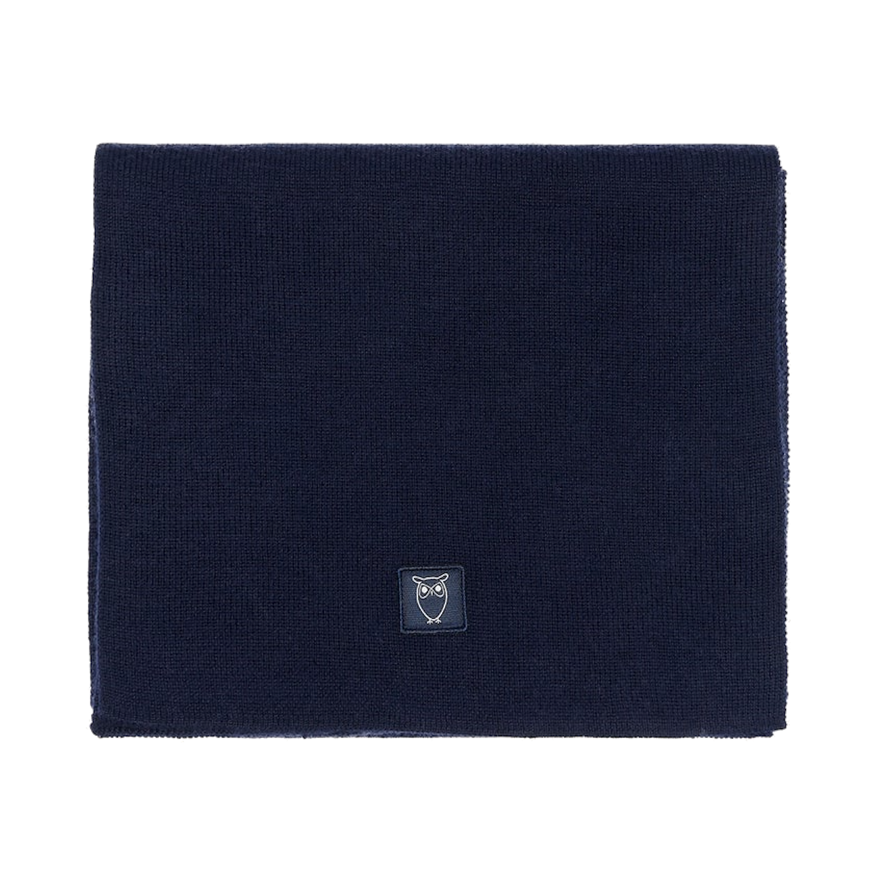 KnowledgeCotton Apparel KnowledgeCotton, Merino Badge Scarf, total eclipse