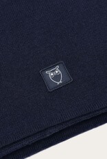 KnowledgeCotton Apparel KnowledgeCotton, Merino Badge Scarf, total eclipse