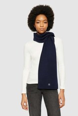KnowledgeCotton Apparel KnowledgeCotton, Merino Badge Scarf, total eclipse