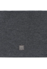 KnowledgeCotton Apparel KnowledgeCotton, Merino Badge Scarf, dark grey melange