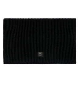 KnowledgeCotton Apparel KnowledgeCotton, Merino Badge Scarf, black jet