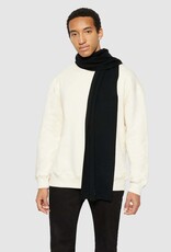 KnowledgeCotton Apparel KnowledgeCotton, Merino Badge Scarf, black jet