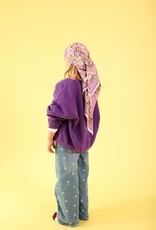 Maison Augustin Maison Augustin, Adult Floral Scarf, lilac