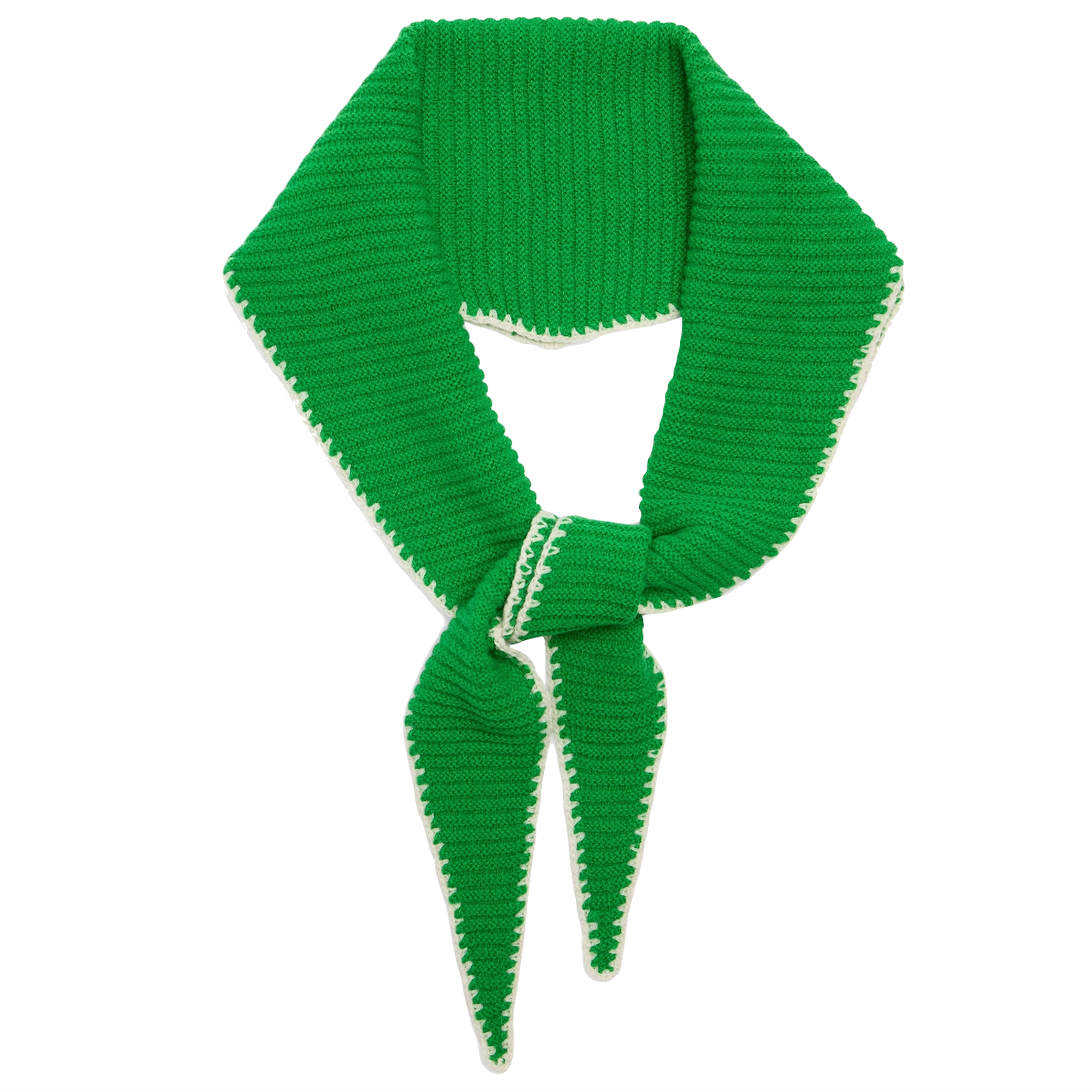 Somerville Somerville Scarves, Kaschmir Schal, grün/weiss