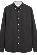 Armedangels Armedangels, Araamo Flannel Shirt, anthrazit mel., M