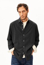 Armedangels Armedangels, Araamo Flannel Shirt, anthrazit mel., M
