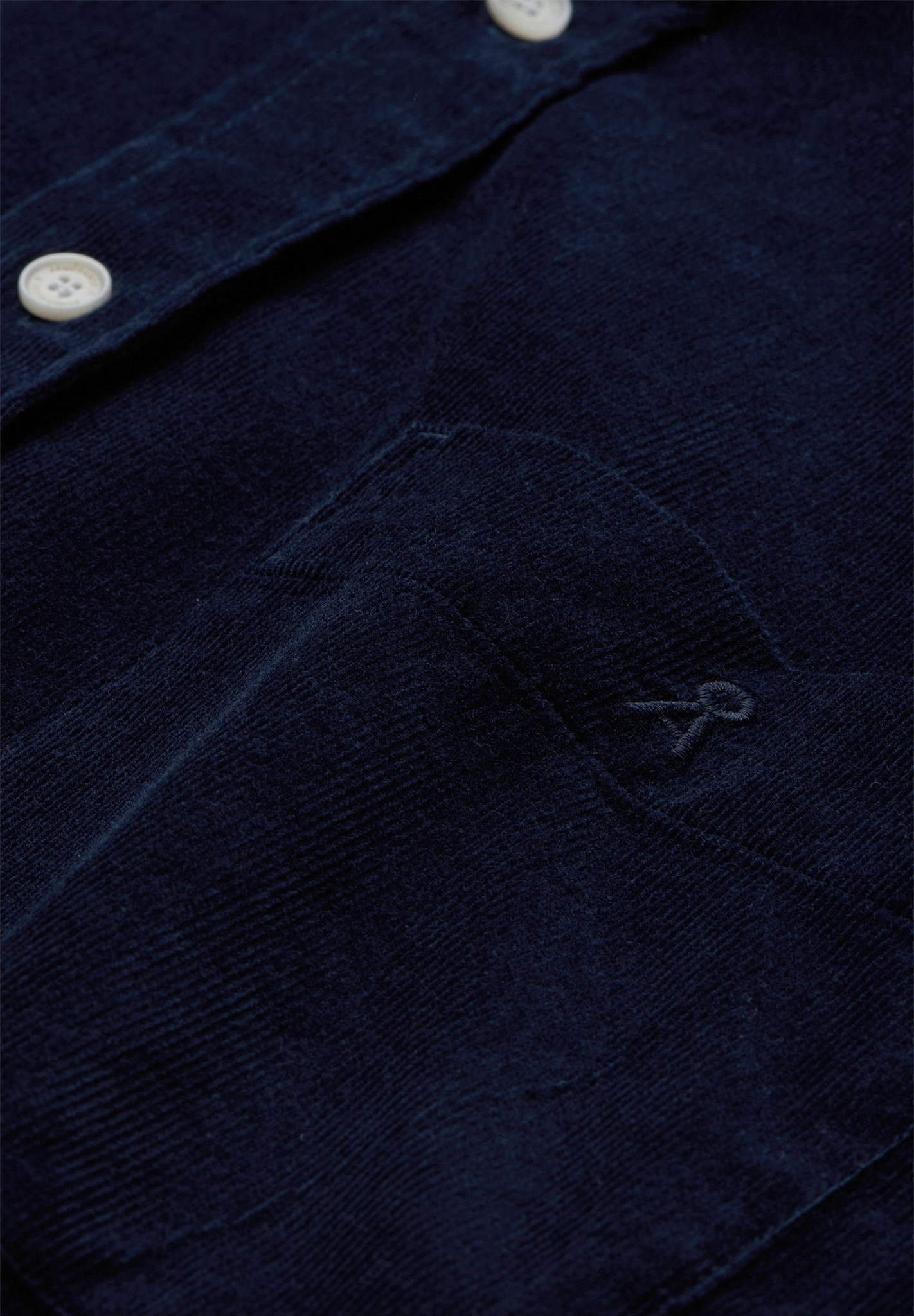 Armedangels Armedangels, Corduroy LS Shirt, tinted navy, XL