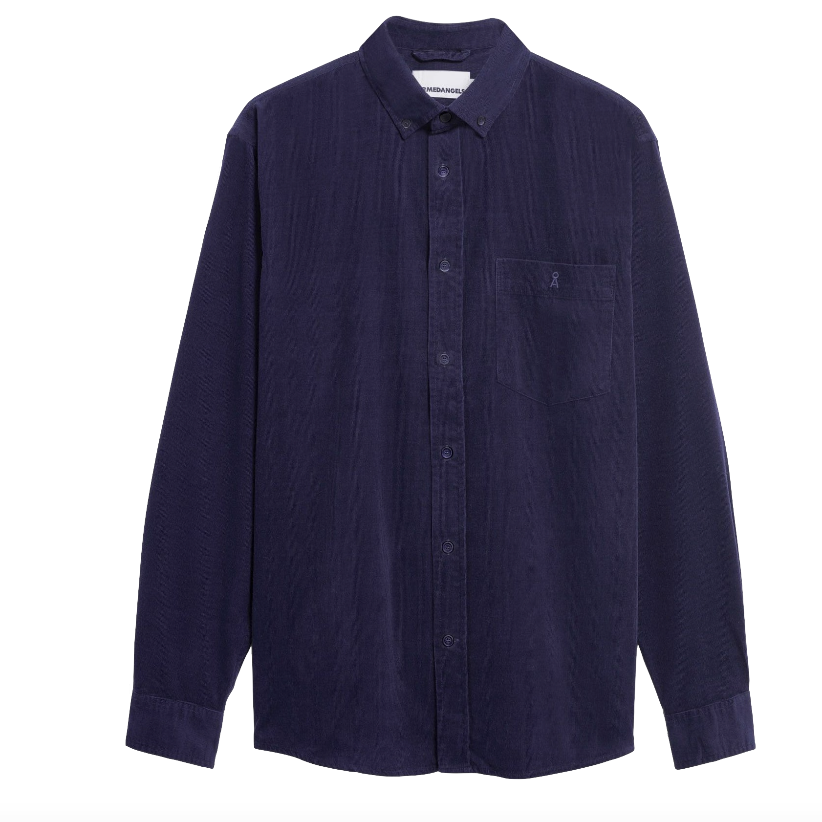 Armedangels Armedangels, Corduroy LS Shirt, tinted navy, L