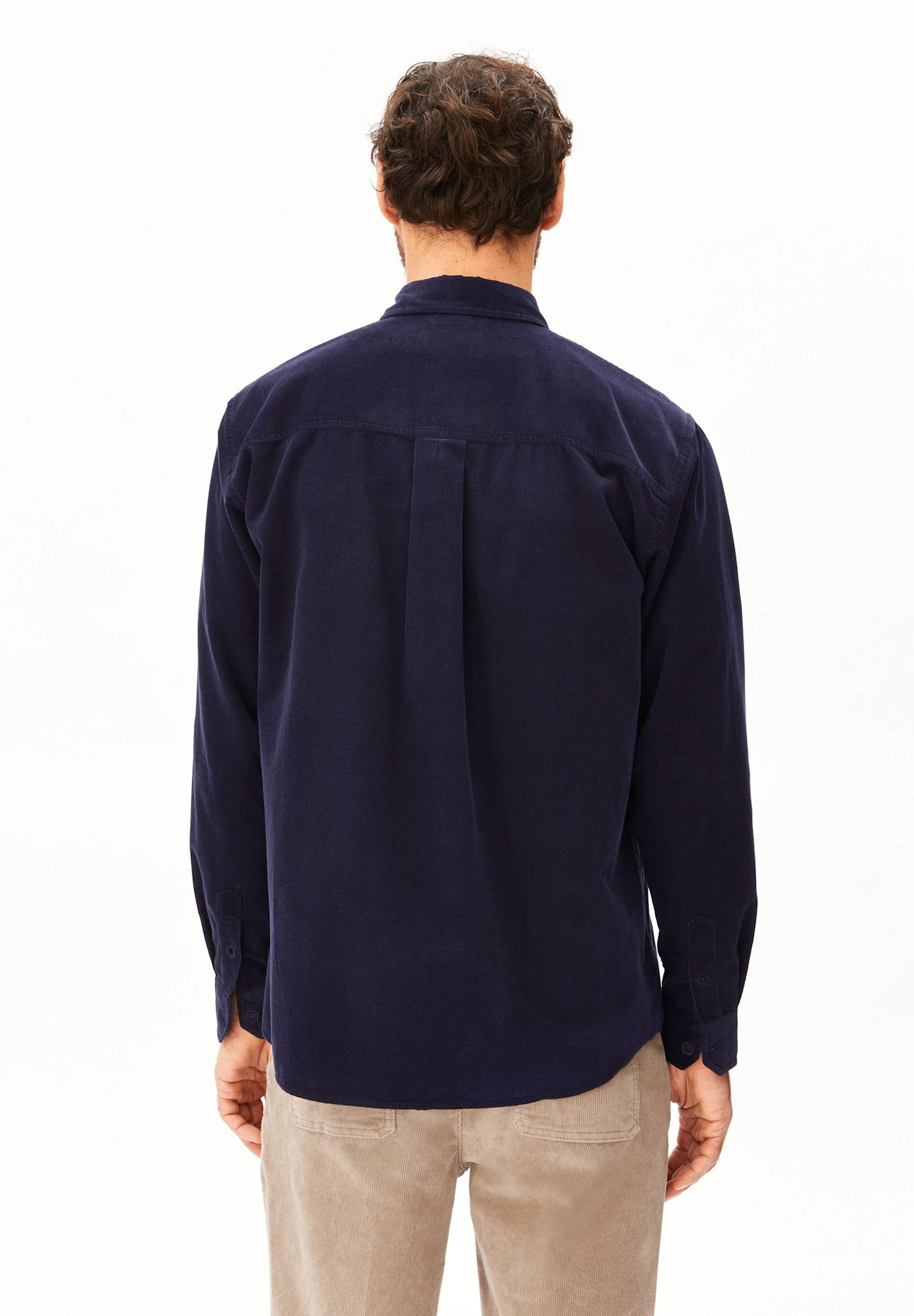 Armedangels Armedangels, Corduroy LS Shirt, tinted navy, S